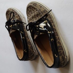 Sperry Top-Sider Women Leopard Sneakers |Size 7.5M
